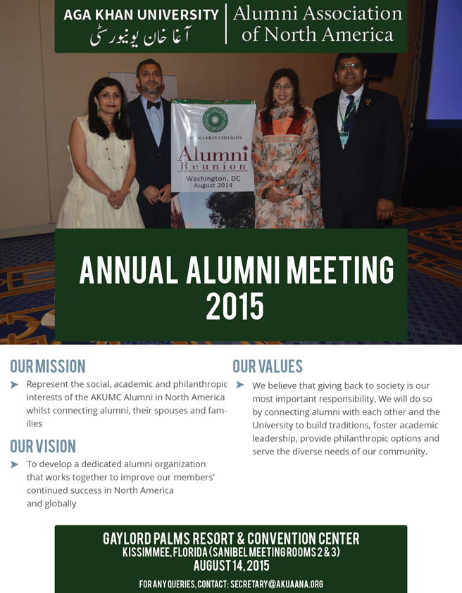 AKUAANA Annual Meeting, 2015-Flyer
