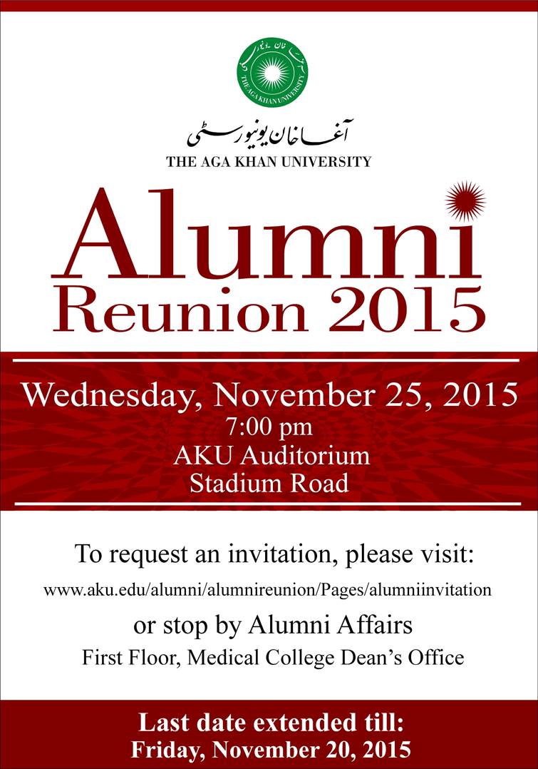 AKU Alumni Reunion, 2015