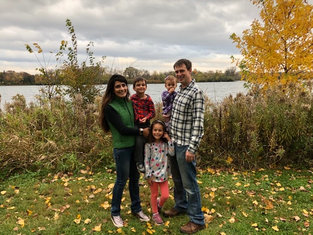 Aasma Shaukat and family